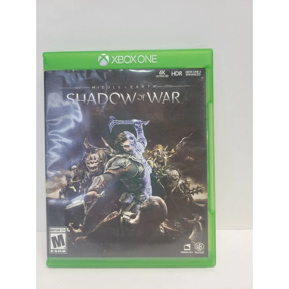 Middle-earth Shadow of War Microsoft Xbox One‎ 2017 4K HDR Action RPG Game Disc